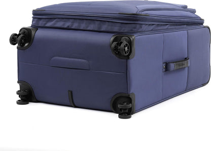 Tourlite Softside 21" Expandable Luggage with 4 Spinner Wheels, Lightweight Suitcase, Carry-On, Blue