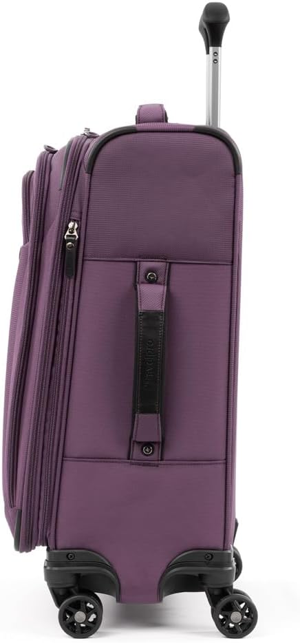 Tourlite Softside 21" Expandable Luggage with 4 Spinner Wheels, Lightweight Suitcase, Carry-On, Blue