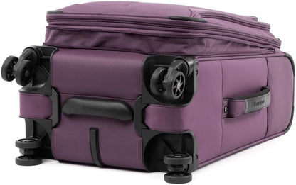 Tourlite Softside 21" Expandable Luggage with 4 Spinner Wheels, Lightweight Suitcase, Carry-On, Blue
