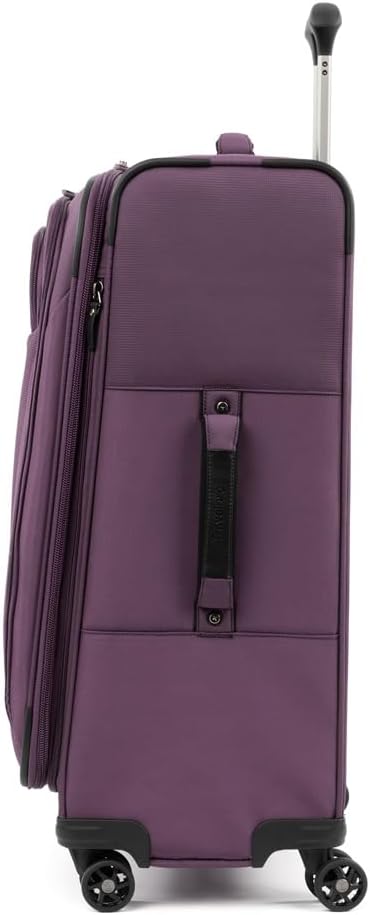Tourlite Softside 21" Expandable Luggage with 4 Spinner Wheels, Lightweight Suitcase, Carry-On, Blue
