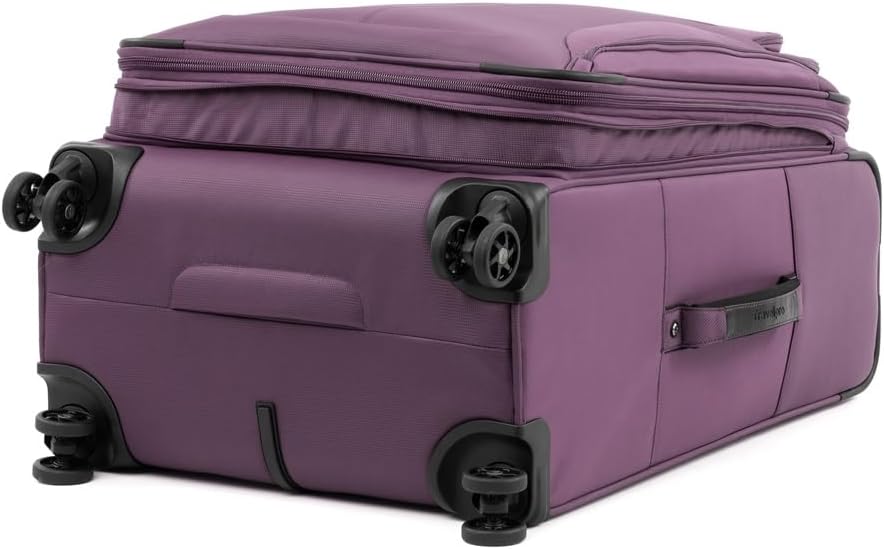 Tourlite Softside 21" Expandable Luggage with 4 Spinner Wheels, Lightweight Suitcase, Carry-On, Blue