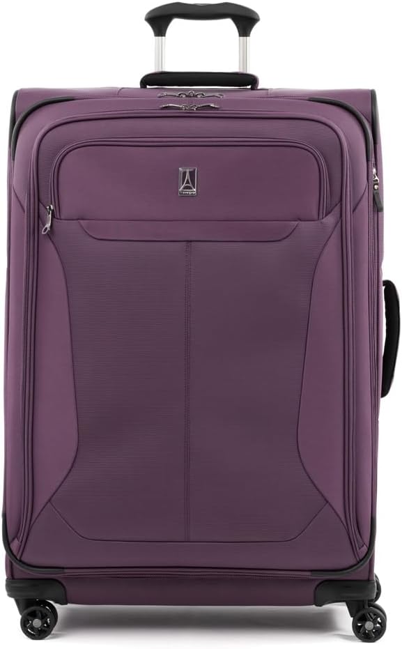 Tourlite Softside 21" Expandable Luggage with 4 Spinner Wheels, Lightweight Suitcase, Carry-On, Blue