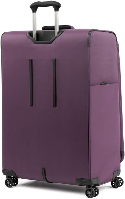 Tourlite Softside 21" Expandable Luggage with 4 Spinner Wheels, Lightweight Suitcase, Carry-On, Blue