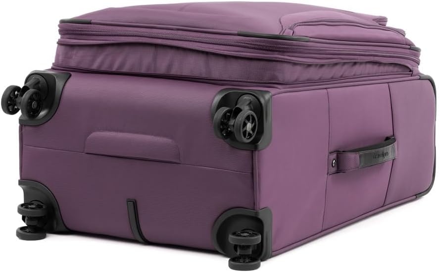 Tourlite Softside 21" Expandable Luggage with 4 Spinner Wheels, Lightweight Suitcase, Carry-On, Blue