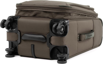 Tourlite Softside 21" Expandable Luggage with 4 Spinner Wheels, Lightweight Suitcase, Carry-On, Blue