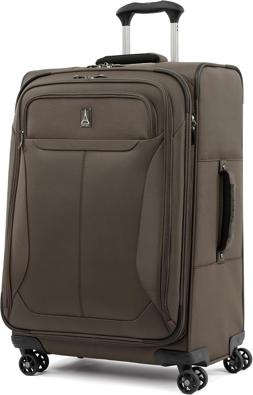 Tourlite Softside 21" Expandable Luggage with 4 Spinner Wheels, Lightweight Suitcase, Carry-On, Blue