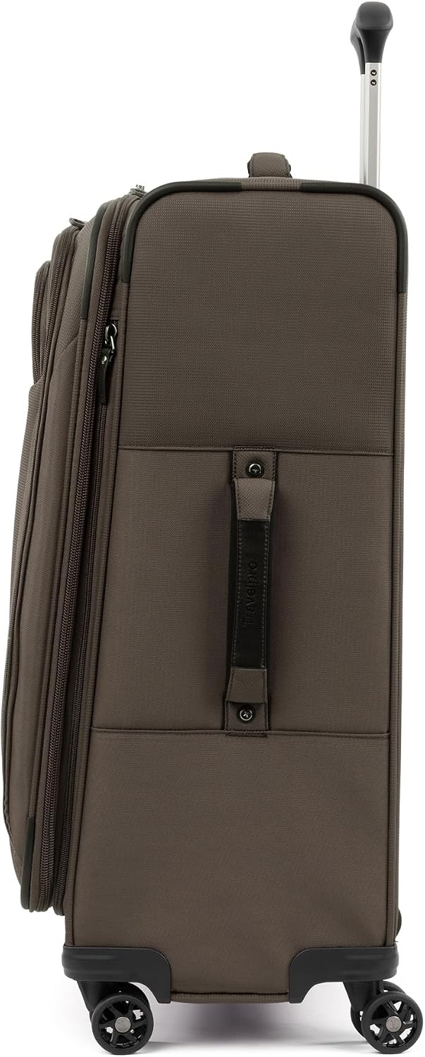 Tourlite Softside 21" Expandable Luggage with 4 Spinner Wheels, Lightweight Suitcase, Carry-On, Blue