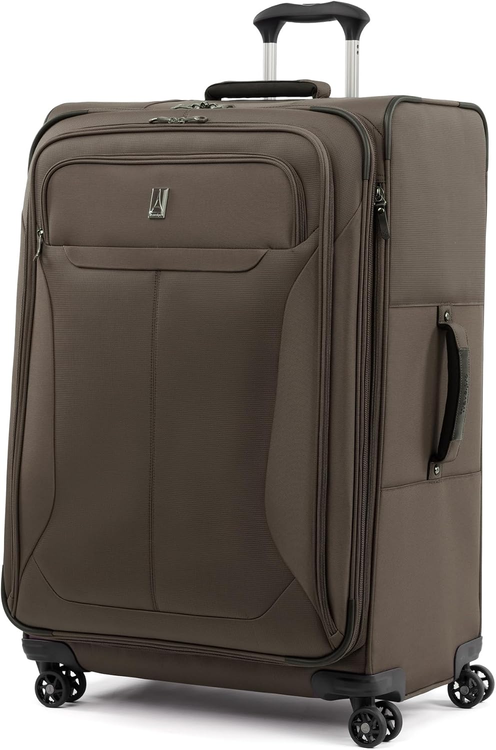 Tourlite Softside 21" Expandable Luggage with 4 Spinner Wheels, Lightweight Suitcase, Carry-On, Blue