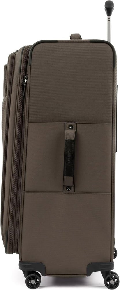 Tourlite Softside 21" Expandable Luggage with 4 Spinner Wheels, Lightweight Suitcase, Carry-On, Blue