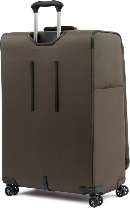 Tourlite Softside 21" Expandable Luggage with 4 Spinner Wheels, Lightweight Suitcase, Carry-On, Blue