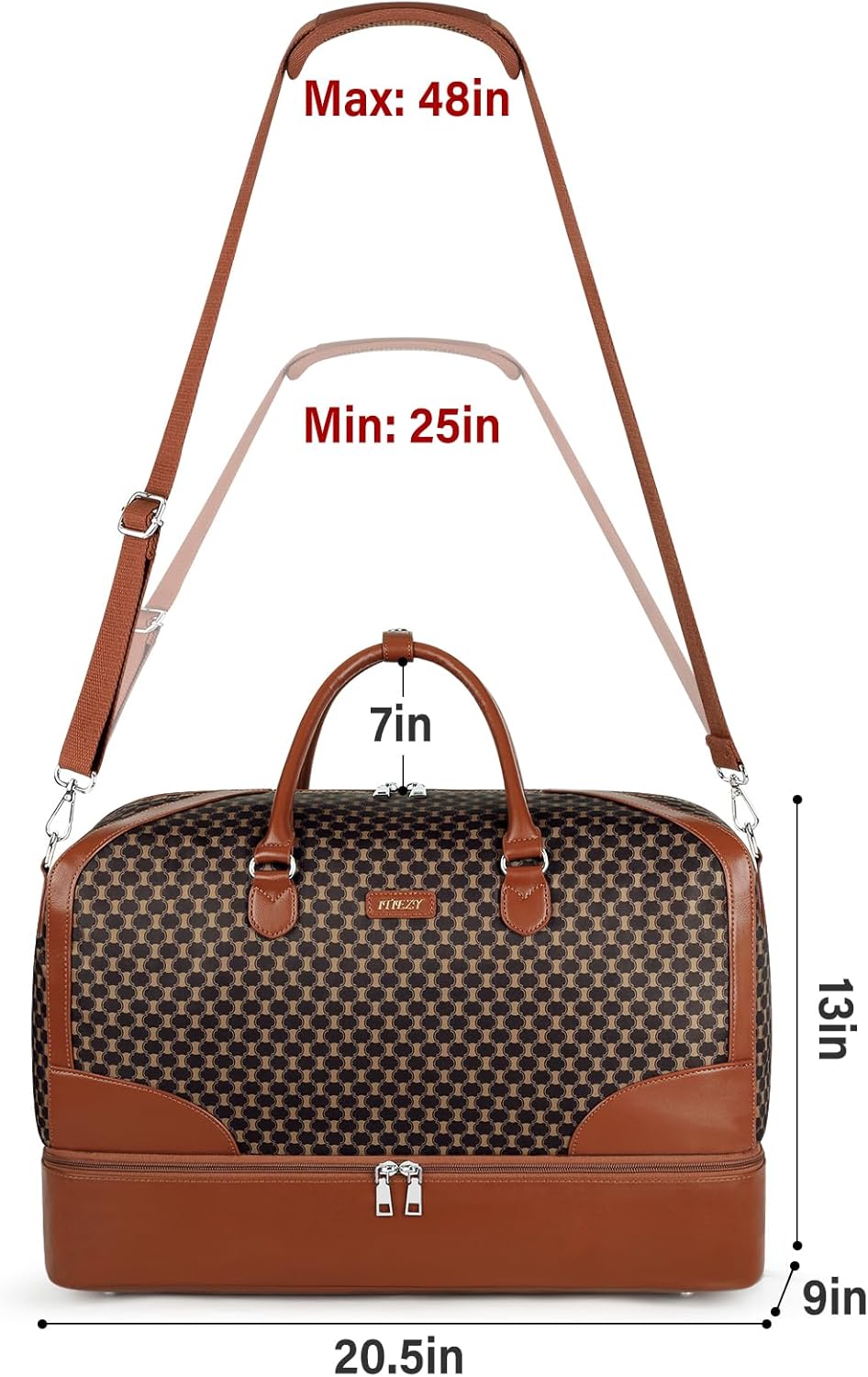 Weekender Overnight Bag for Women - Large Travel Duffel Bag with Shoe Compartment, Gym Duffel Bag Hospital Bag Carry On Tote Bags for Airplanes with Crossbody Bag Toiletry Bag 3Pcs Set - Colors A