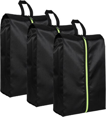 Shoe Bags for Travel - Set of 3 Pack Large Capacity Oxford Fabric Shoe Bags, Multi-Functional Dust-Proof and Waterproof Men & Women Travel Shoe Bag (Pink)