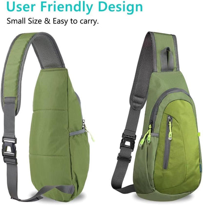 Small Sling Bag, Lightweight Crossbody Backpack for Men Women, Shoulder Bag for Sports and Outdoor