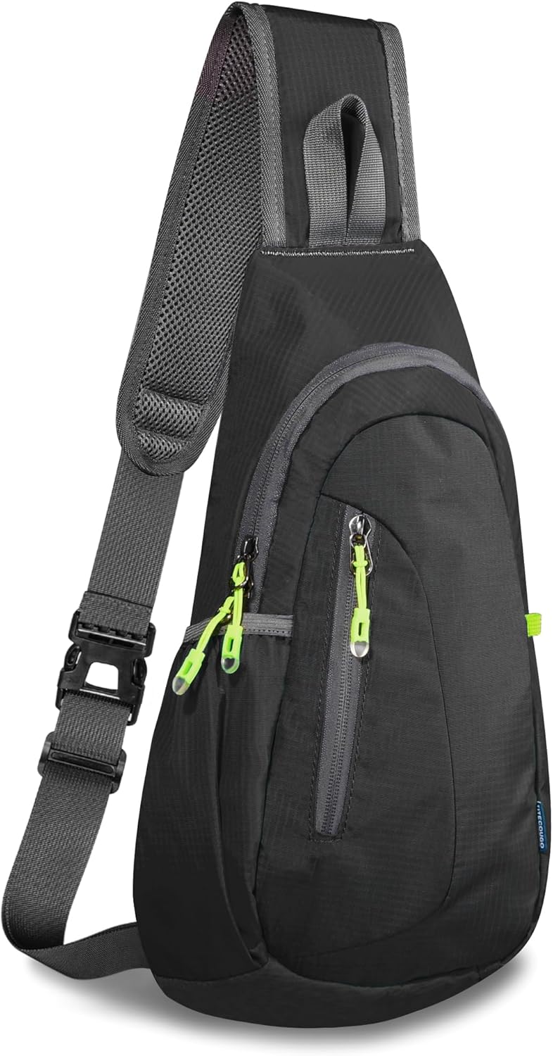 Small Sling Bag, Lightweight Crossbody Backpack for Men Women, Shoulder Bag for Sports and Outdoor