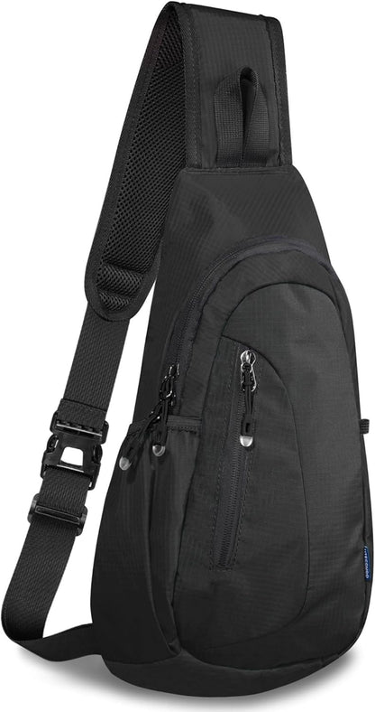 Small Sling Bag, Lightweight Crossbody Backpack for Men Women, Shoulder Bag for Sports and Outdoor