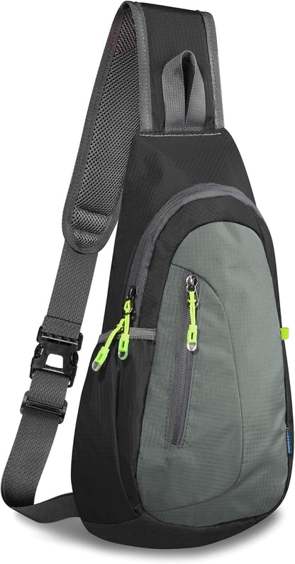 Small Sling Bag, Lightweight Crossbody Backpack for Men Women, Shoulder Bag for Sports and Outdoor