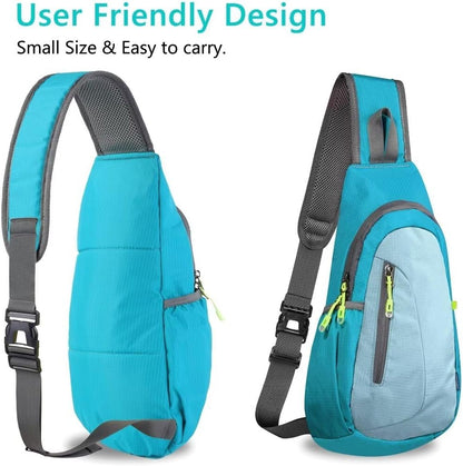 Small Sling Bag, Lightweight Crossbody Backpack for Men Women, Shoulder Bag for Sports and Outdoor