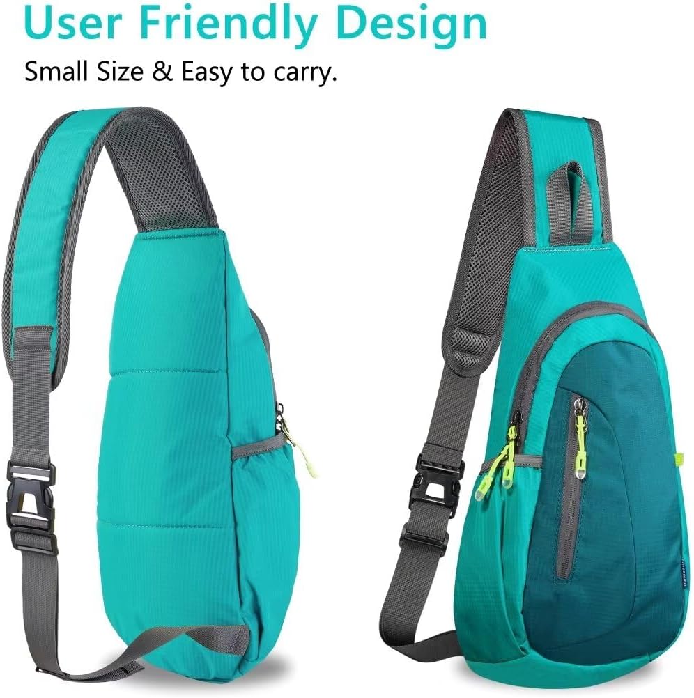 Small Sling Bag, Lightweight Crossbody Backpack for Men Women, Shoulder Bag for Sports and Outdoor