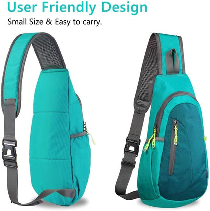 Small Sling Bag, Lightweight Crossbody Backpack for Men Women, Shoulder Bag for Sports and Outdoor