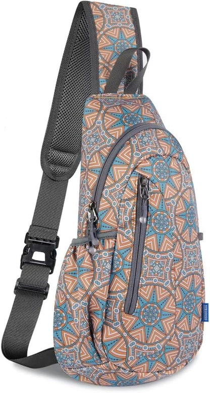 Small Sling Bag, Lightweight Crossbody Backpack for Men Women, Shoulder Bag for Sports and Outdoor