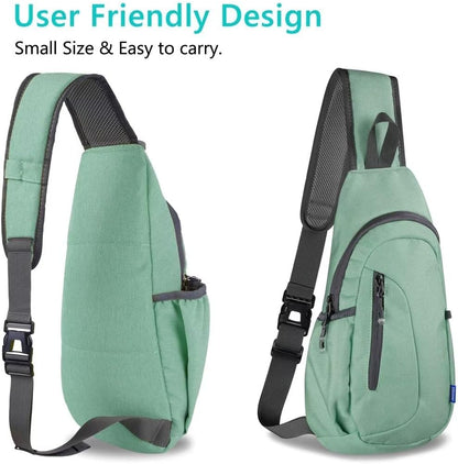 Small Sling Bag, Lightweight Crossbody Backpack for Men Women, Shoulder Bag for Sports and Outdoor