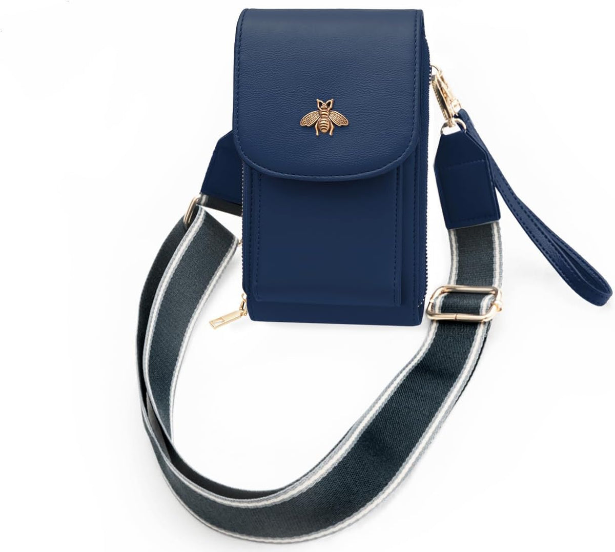 CrossBody Bags with Touchscreen Cell Phone Purse Window Zipper Pocket,RFID Blocking Card Holder iPhone bag for Women