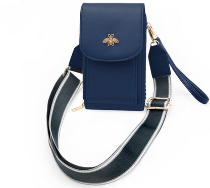 CrossBody Bags with Touchscreen Cell Phone Purse Window Zipper Pocket,RFID Blocking Card Holder iPhone bag for Women