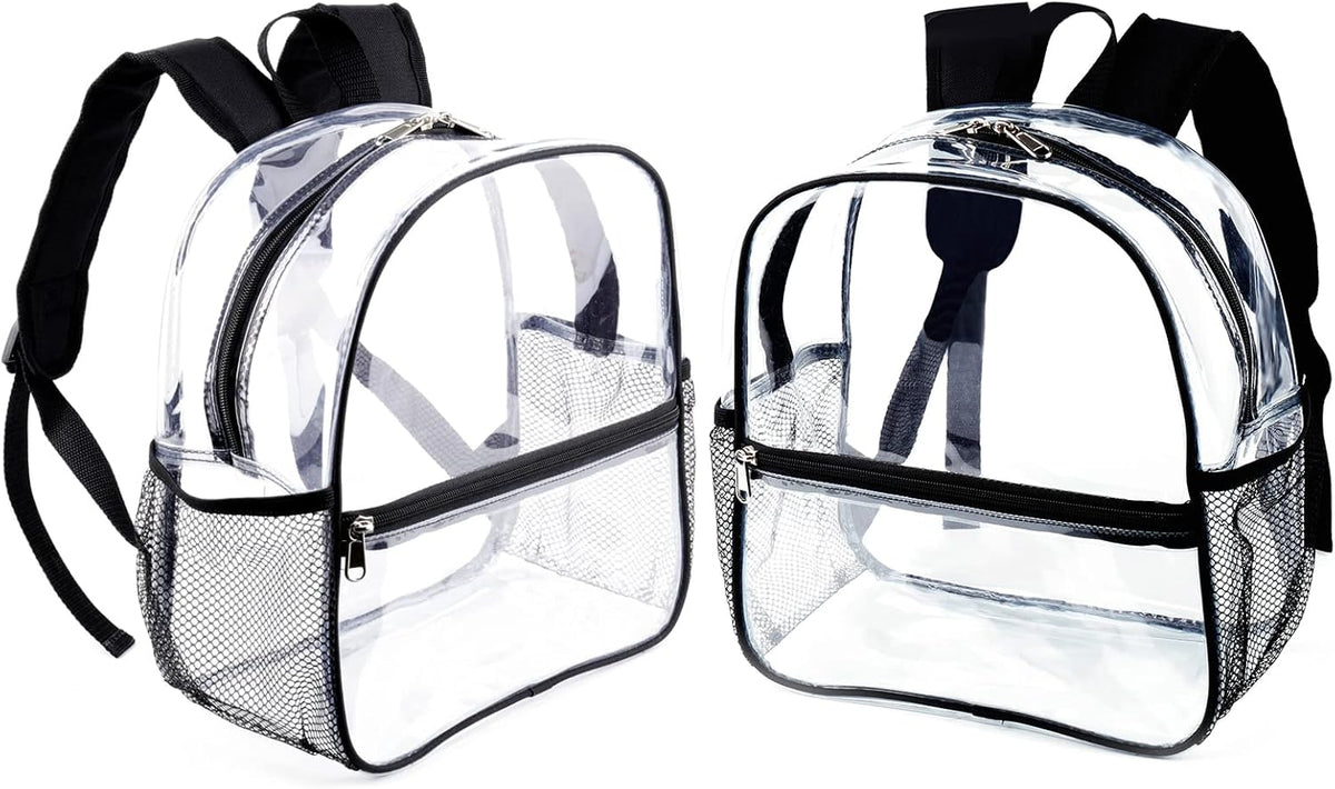 Fomaris Stadium Approved 12x6x12 - Clear Bag with Reinforced Straps, Durable PVC for Stadium Events, Sports, Festivals, Concerts, Games, Women & Men - Turquoise/Teal