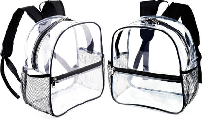 Fomaris Stadium Approved 12x6x12 - Clear Bag with Reinforced Straps, Durable PVC for Stadium Events, Sports, Festivals, Concerts, Games, Women & Men - Turquoise/Teal