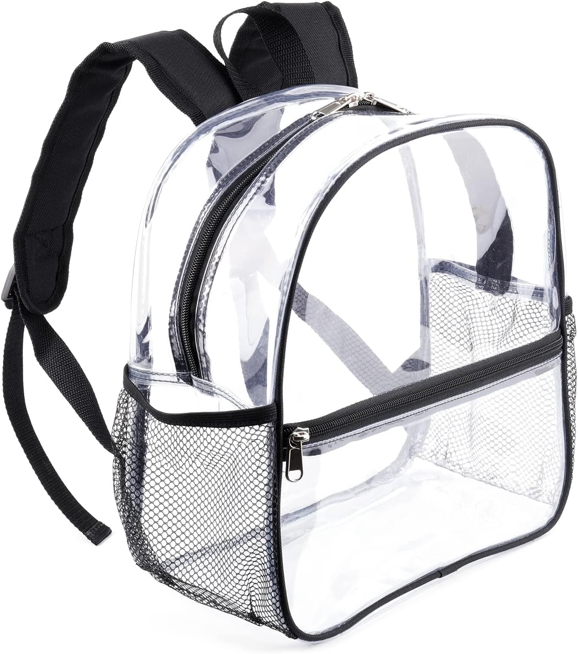 Fomaris Stadium Approved 12x6x12 - Clear Bag with Reinforced Straps, Durable PVC for Stadium Events, Sports, Festivals, Concerts, Games, Women & Men - Turquoise/Teal