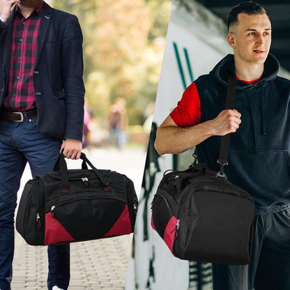 Uarition Gym Bag for Men - 50L Black Durable Large Duffle Bag for Travel, Workout, Fitness & Sport