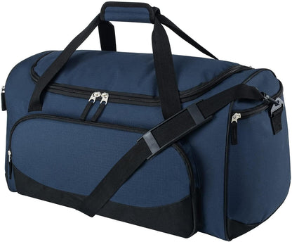 Uarition Gym Bag for Men - 50L Black Durable Large Duffle Bag for Travel, Workout, Fitness & Sport
