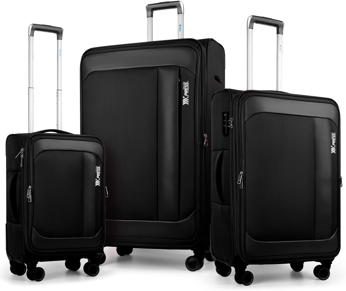 Luggage 20 inch Carry on-Softside Luggage w/TSA LOCK-Travel Luggage for Men Women,20''-COLOR-7