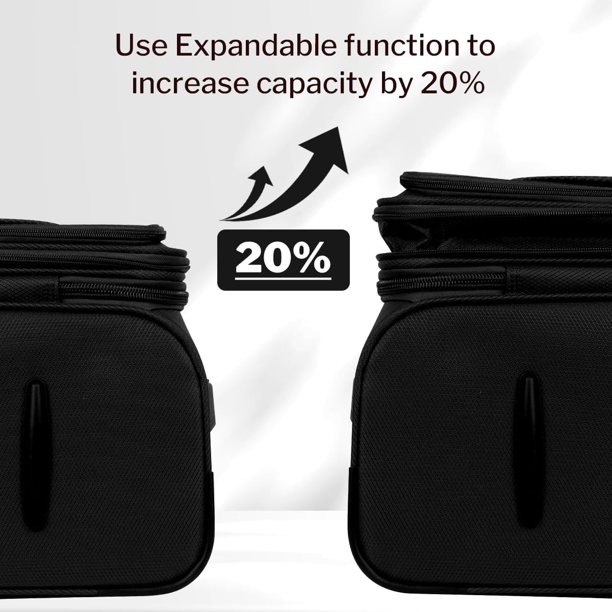 Luggage 20 inch Carry on-Softside Luggage w/TSA LOCK-Travel Luggage for Men Women,20''-COLOR-7