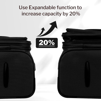 Luggage 20 inch Carry on-Softside Luggage w/TSA LOCK-Travel Luggage for Men Women,20''-COLOR-7