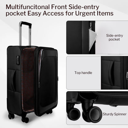 Luggage 20 inch Carry on-Softside Luggage w/TSA LOCK-Travel Luggage for Men Women,20''-COLOR-7