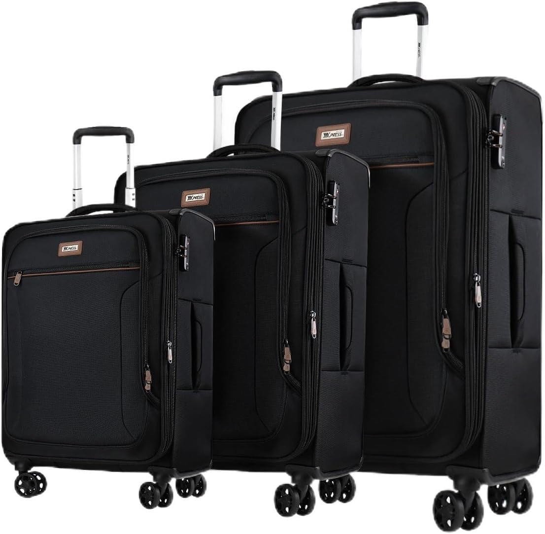 Luggage 20 inch Carry on-Softside Luggage w/TSA LOCK-Travel Luggage for Men Women,20''-COLOR-7
