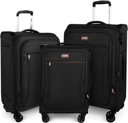 Luggage 20 inch Carry on-Softside Luggage w/TSA LOCK-Travel Luggage for Men Women,20''-COLOR-7