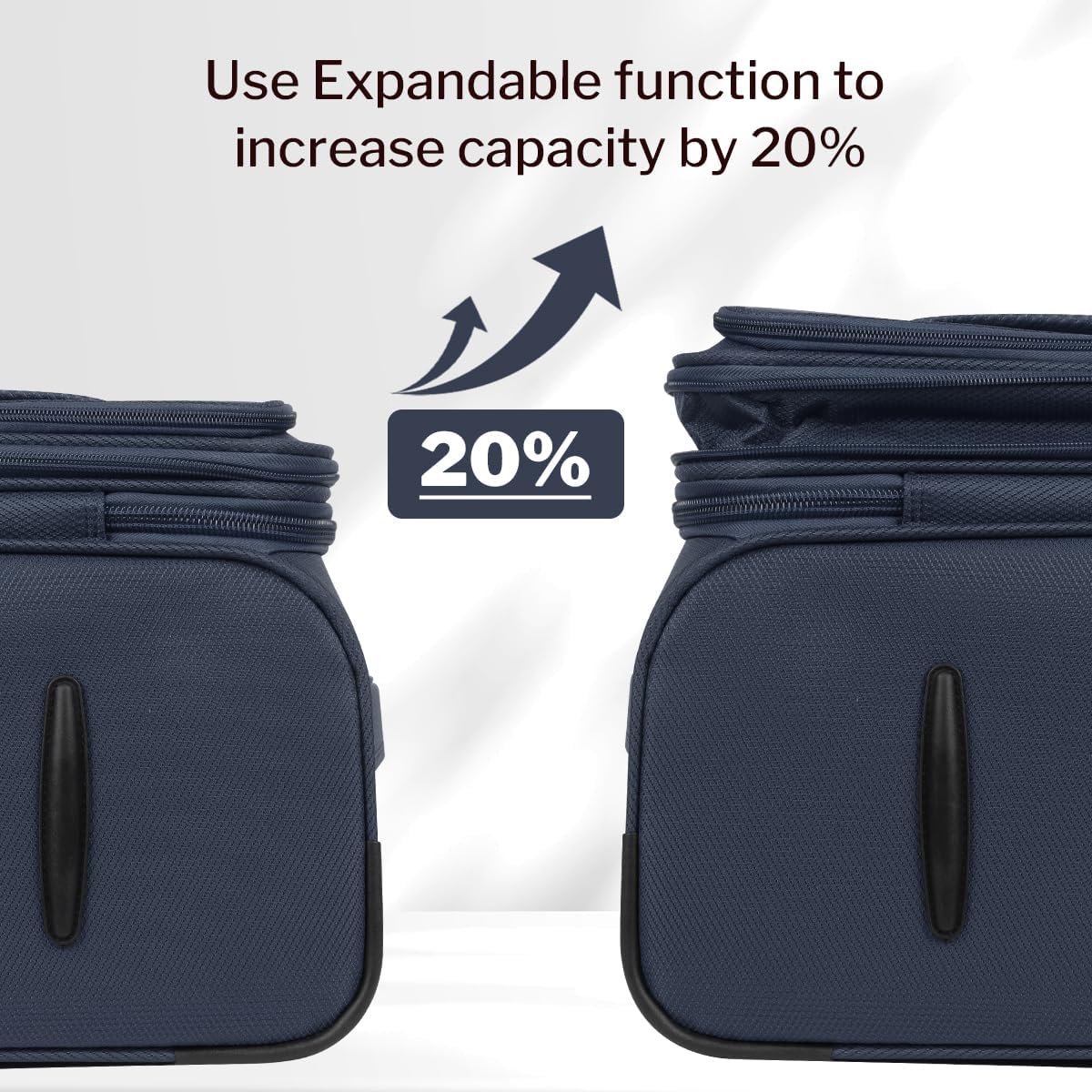 Luggage 20 inch Carry on-Softside Luggage w/TSA LOCK-Travel Luggage for Men Women,20''-COLOR-7