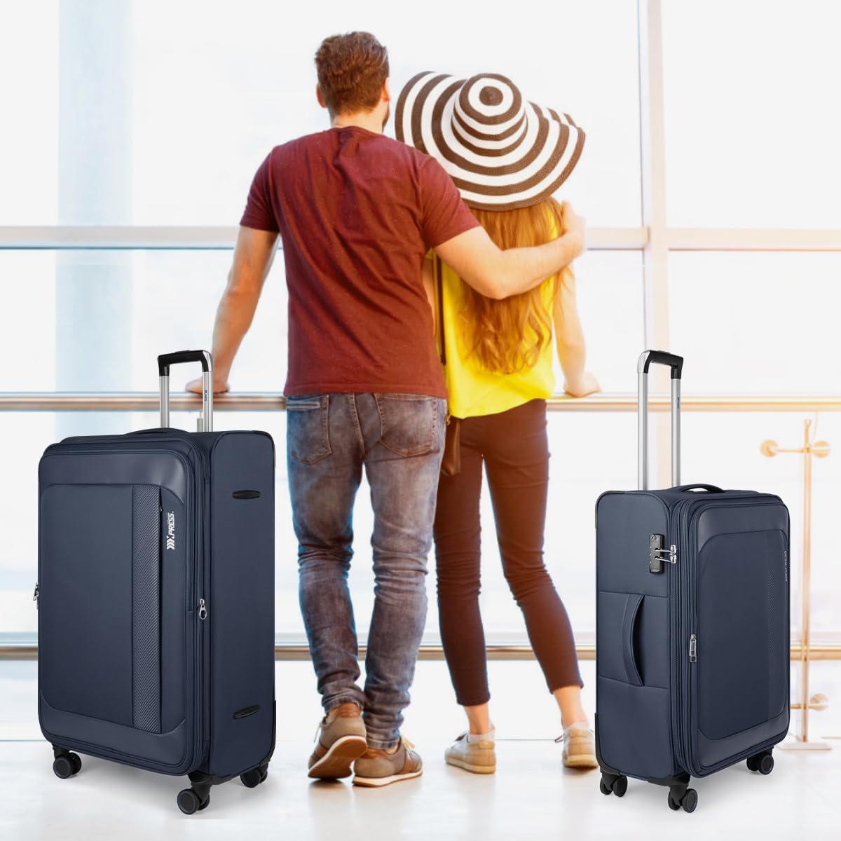 Luggage 20 inch Carry on-Softside Luggage w/TSA LOCK-Travel Luggage for Men Women,20''-COLOR-7