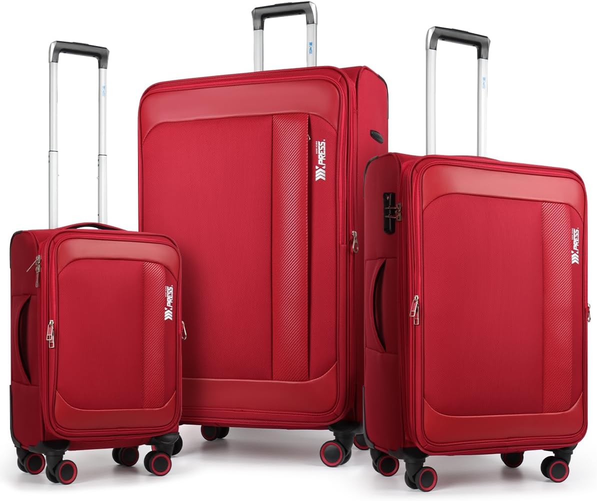 Luggage 20 inch Carry on-Softside Luggage w/TSA LOCK-Travel Luggage for Men Women,20''-COLOR-7