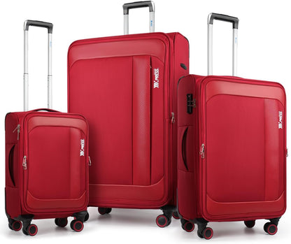 Luggage 20 inch Carry on-Softside Luggage w/TSA LOCK-Travel Luggage for Men Women,20''-COLOR-7