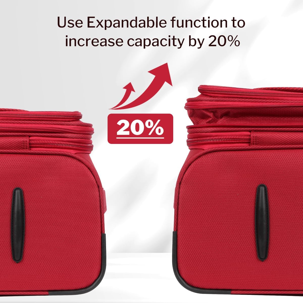 Luggage 20 inch Carry on-Softside Luggage w/TSA LOCK-Travel Luggage for Men Women,20''-COLOR-7