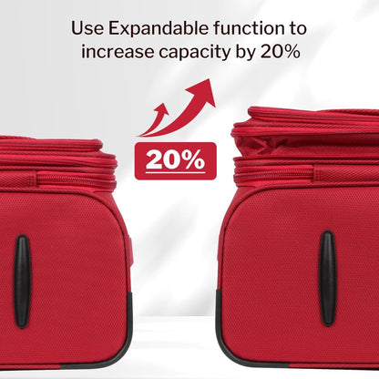 Luggage 20 inch Carry on-Softside Luggage w/TSA LOCK-Travel Luggage for Men Women,20''-COLOR-7