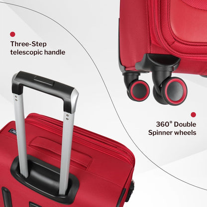 Luggage 20 inch Carry on-Softside Luggage w/TSA LOCK-Travel Luggage for Men Women,20''-COLOR-7