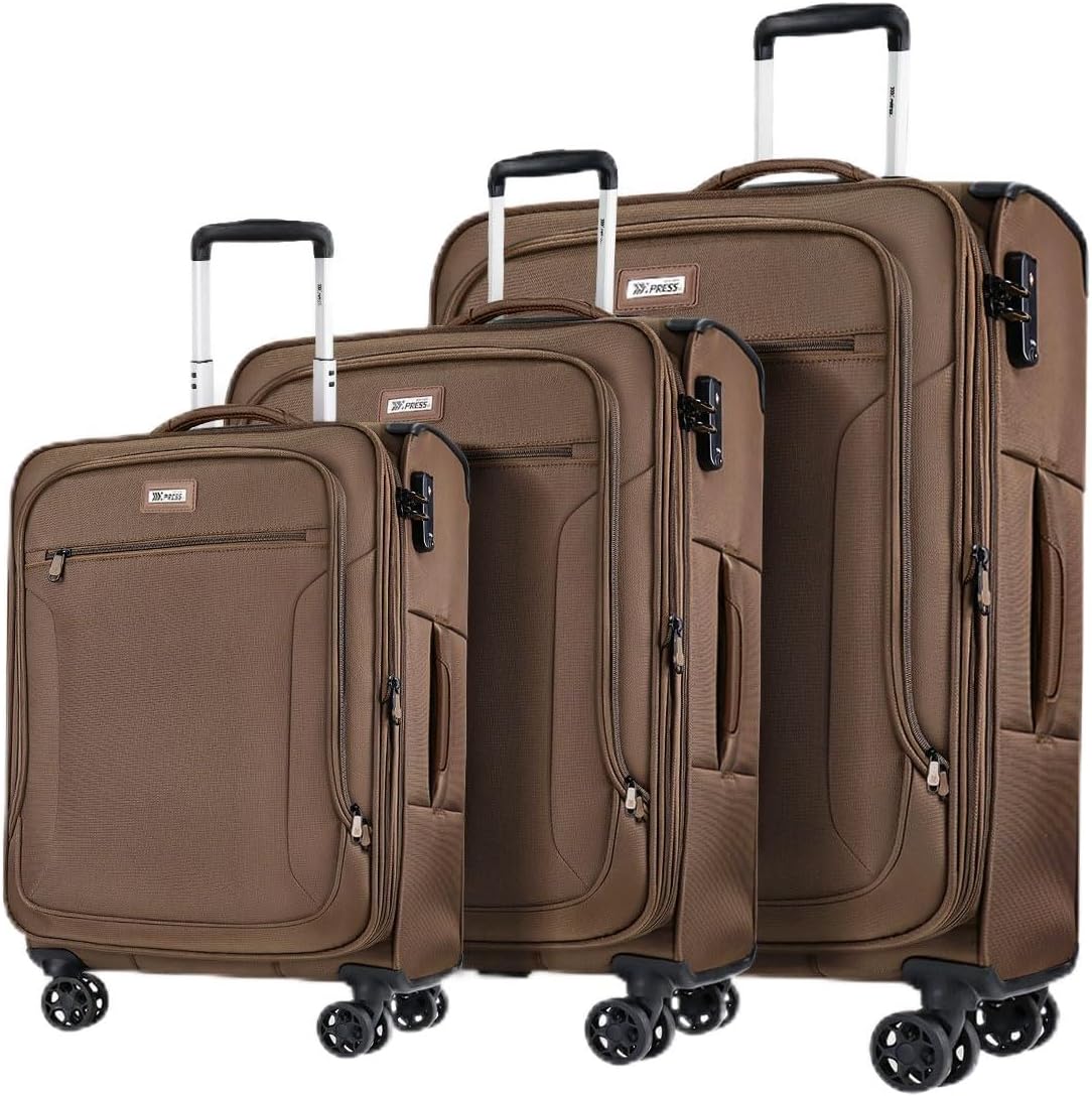 Luggage 20 inch Carry on-Softside Luggage w/TSA LOCK-Travel Luggage for Men Women,20''-COLOR-7
