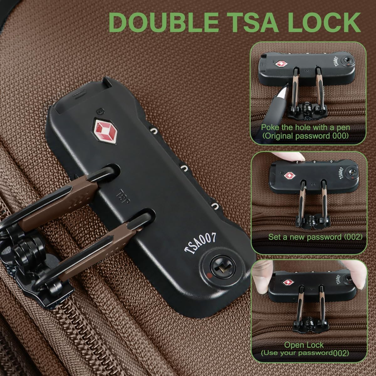 Luggage 20 inch Carry on-Softside Luggage w/TSA LOCK-Travel Luggage for Men Women,20''-COLOR-7