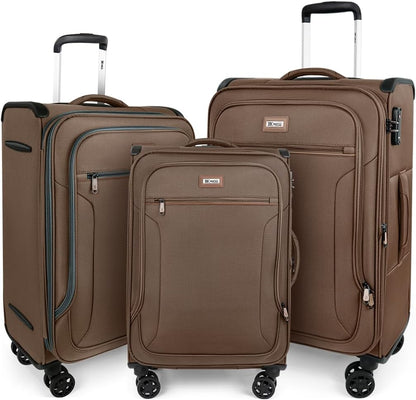 Luggage 20 inch Carry on-Softside Luggage w/TSA LOCK-Travel Luggage for Men Women,20''-COLOR-7