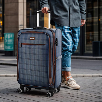 Luggage 20 inch Carry on-Softside Luggage w/TSA LOCK-Travel Luggage for Men Women,20''-COLOR-7