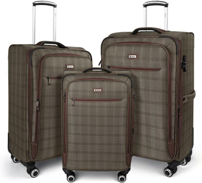 Luggage 20 inch Carry on-Softside Luggage w/TSA LOCK-Travel Luggage for Men Women,20''-COLOR-7